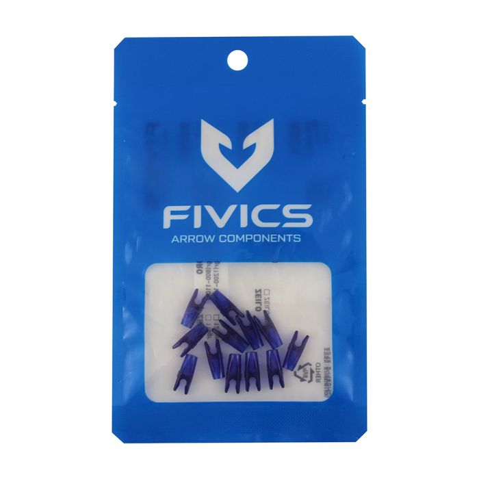 Хвостовик FIVIX PIN NOCK LARGE BLUE 12 штук в упаковке
