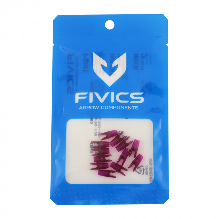 Хвостовик FIVIX PIN NOCK LARGE  PURPLE 12 штук в упаковке