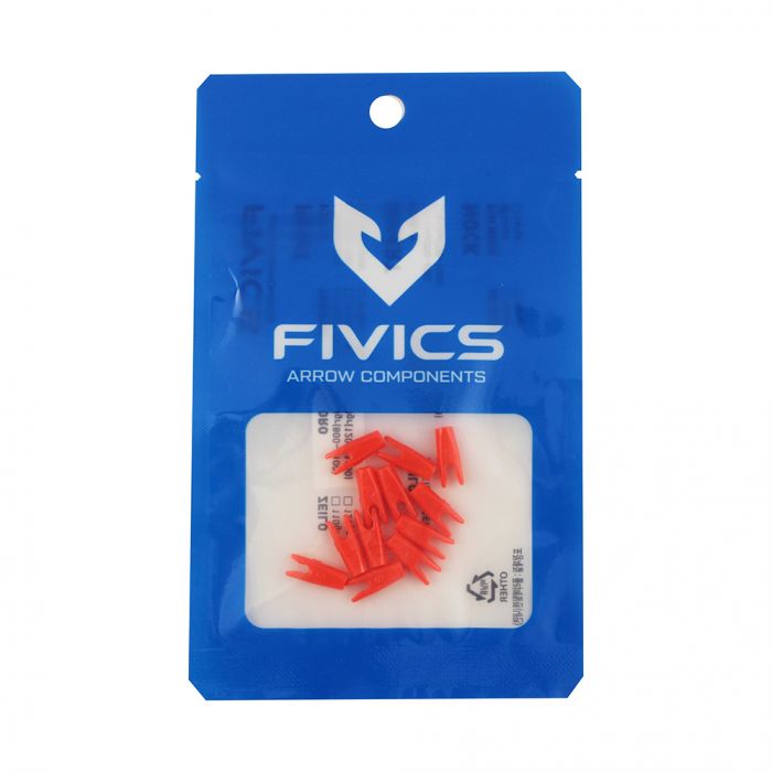 Хвостовик FIVIX PIN NOCK LARGE FULL ORANGE  12 штук в упаковке