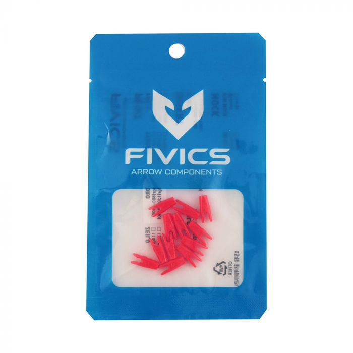 Хвостовик FIVIX PIN NOCK LARGE RED 12 штук в упаковке