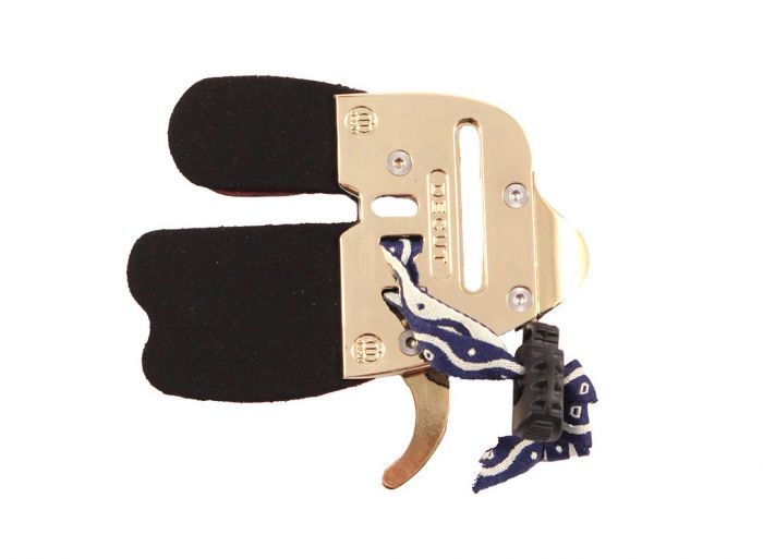Напальчник DECUT OLYMPIC RECURVE TAB PROMIX HEAVY METAL FRAME LEATHER LH L GOLD