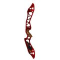 Рукоятка KINETIC RISERS CNC ELEZO 25" LH ANODIZED RED INCLUDING BLACK WEIGHT