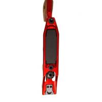 Рукоятка KINETIC RISERS CNC ELEZO 25" LH ANODIZED RED INCLUDING BLACK WEIGHT