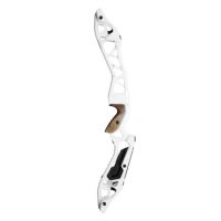 Рукоятка KINETIC RISERS CNC ELEZO 25" RH ANODIZED WHITE INCLUDING BLACK WEIGHT