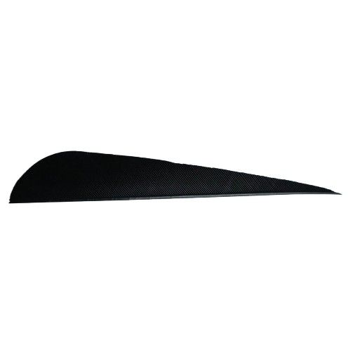 Натуральное оперение для стрел SKYLON FEATHERS ROUND 4" RW BLACK комплект 24 штуки