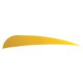 Натуральное оперение для стрел SKYLON FEATHERS ROUND 4" RW YELLOW комплект 24 штуки