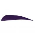 Натуральное оперение для стрел SKYLON FEATHERS ROUND 4" RW PURPLE комплект 24 штуки