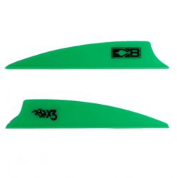 Синтетическое оперение для стрел BOHNING VANES X3 2.25" NEON GREEN