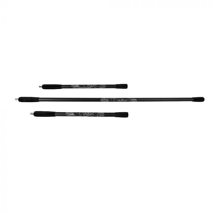Центральный стабилизатор ARCHERY PRO TARGET STABILIZERS LONG ROD СТАЗИС ДЕЛЬТА 16mm CARBON 30 BLACK