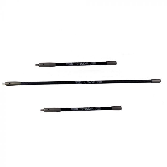 Стабилизаторы ARCHERY PRO COMPLETE SETS СТАЗИС ДЕЛЬТА 16mm CARBON 32"+15"+15" GREY