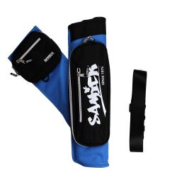 Колчан SAMICK TARGET QUIVERS CLASSIC 3TUBES WITH BELT AND 2 POCKETS RH BLUE