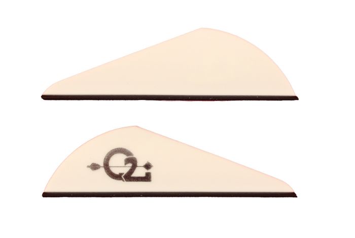 Синтетическое оперение для стрел Q2 Archery  VANES RAPT-X 2" WHITE