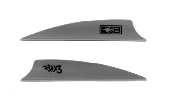 Синтетическое оперение для стрел BOHNING VANES X3 2.25"  SILVER