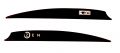 Синтетическое оперение для стрел BOHNING VANES 'ZEN' COMPOUND- 4" BLACK