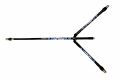 Стабилизаторы AVALON STABILIZERS COMPLETE SETS TYRO A3-30"610"-V-BAR DAMPERS AND COVER BLUE/BLACK