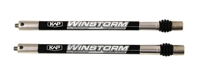 Боковые стабилизаторы KAP CARBON WINSTORM 17mm 12" W/DAMPER в комплекте 2 штуки