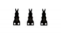 Набор лаунчеров SURE LOC RHYTHM NARROW BLADE 3PK - .008 / .010 / .012 ARROW REST PART