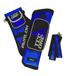 Колчан AVALON TARGET QUIVERS TEC ONE WITH DIVIDER BELT 2 POCKETS RH BLUE