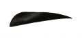 Натуральное оперение для стрел SKYLON FEATHERS ROUND 3" RW BLACK комплект 24 штуки