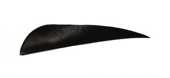 Натуральное оперение для стрел SKYLON FEATHERS ROUND 3" RW BLACK комплект 24 штуки