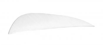 Натуральное оперение для стрел SKYLON FEATHERS ROUND 3" RW WHITE комплект 24 штуки