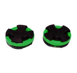 Виброгаситель LIMBSAVER LIMB DAMPERS BROADBAND SOLID BLACK WITH GREEN BANDS комплект из 2штук