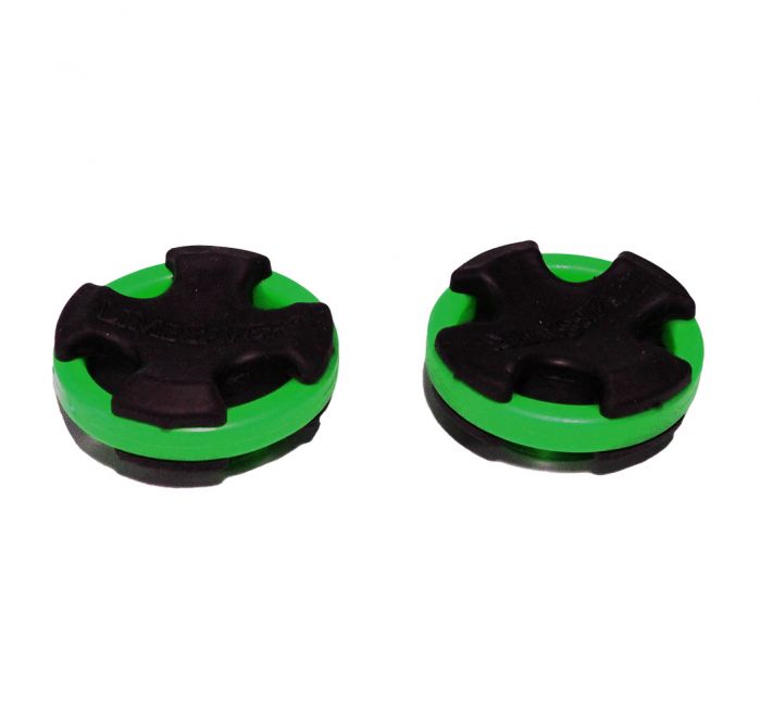 Виброгаситель LIMBSAVER LIMB DAMPERS BROADBAND SOLID BLACK WITH GREEN BANDS комплект из 2штук