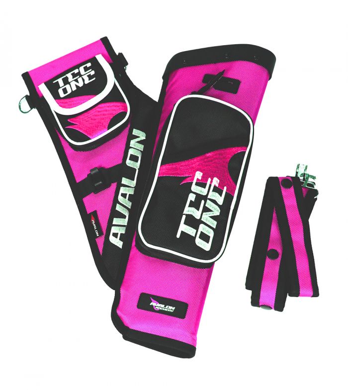 Колчан AVALON TARGET QUIVERS TEC ONE WITH DIVIDER BELT 2 POCKETS RH PINK