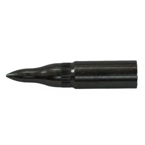 Наконечник для деревянных стрел BUCK TRAIL SCREW-ON POINTS 3D STEEL BLACK W/ THREAD- 5/16 70gr 12 штук в упаковке
