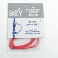 Шнур для петли BCY релиза  24 нити  2.0 мм. - 1м./PCK  RED