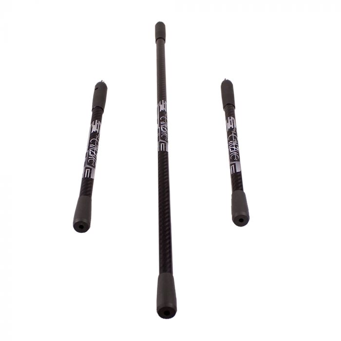 Стабилизаторы ARCHERY PRO COMPLETE SETS СТАЗИС ДЕЛЬТА 16mm CARBON 33"+15"+15" LIGHT GREY