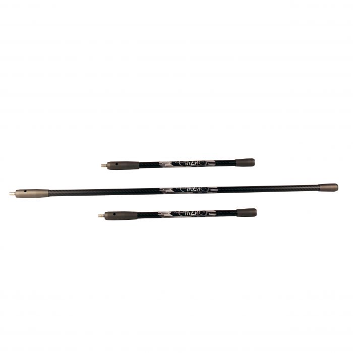 Стабилизаторы ARCHERY PRO COMPLETE SETS СТАЗИС ДЕЛЬТА 16mm CARBON 33"+15"+15" LIGHT GREY